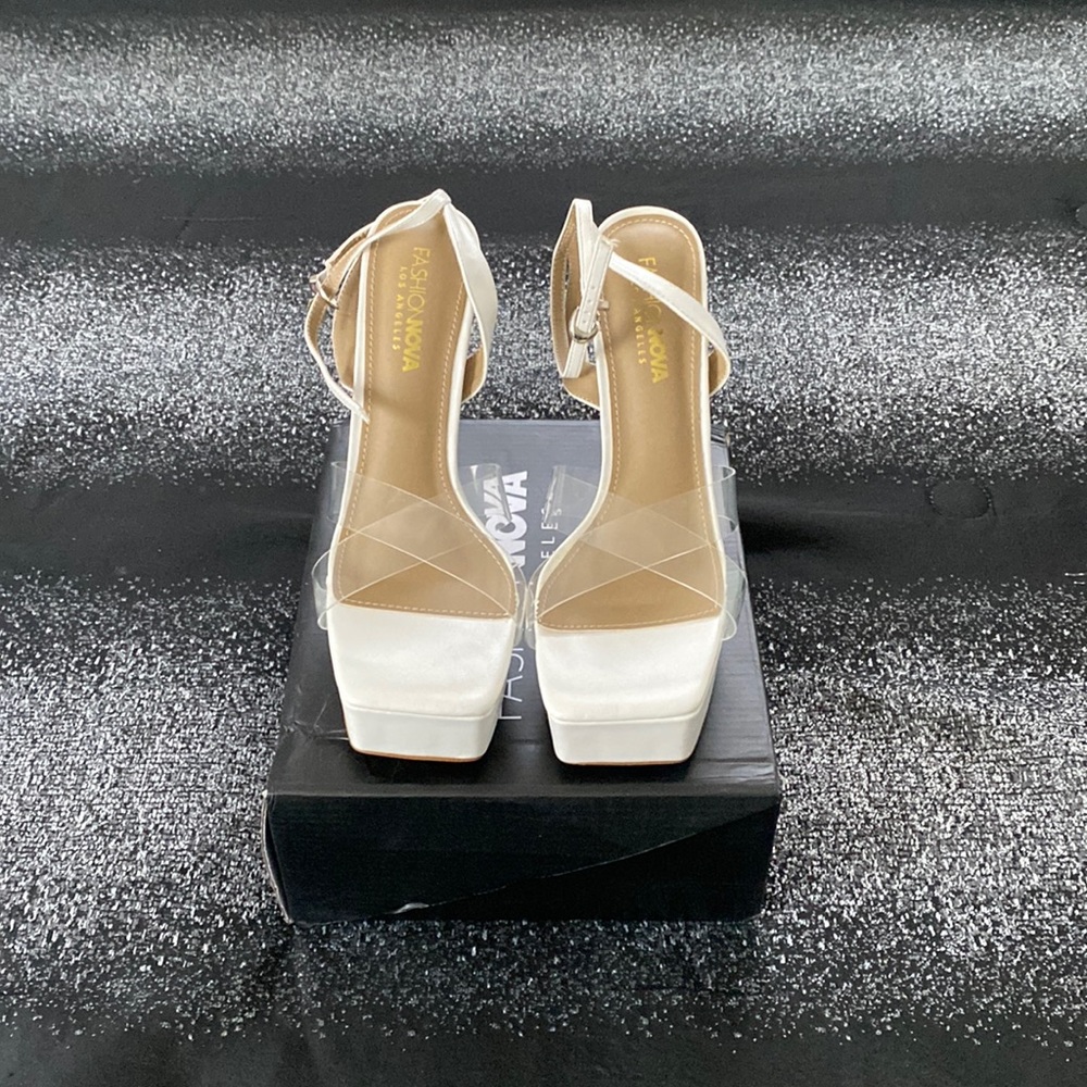 White Platform Heels